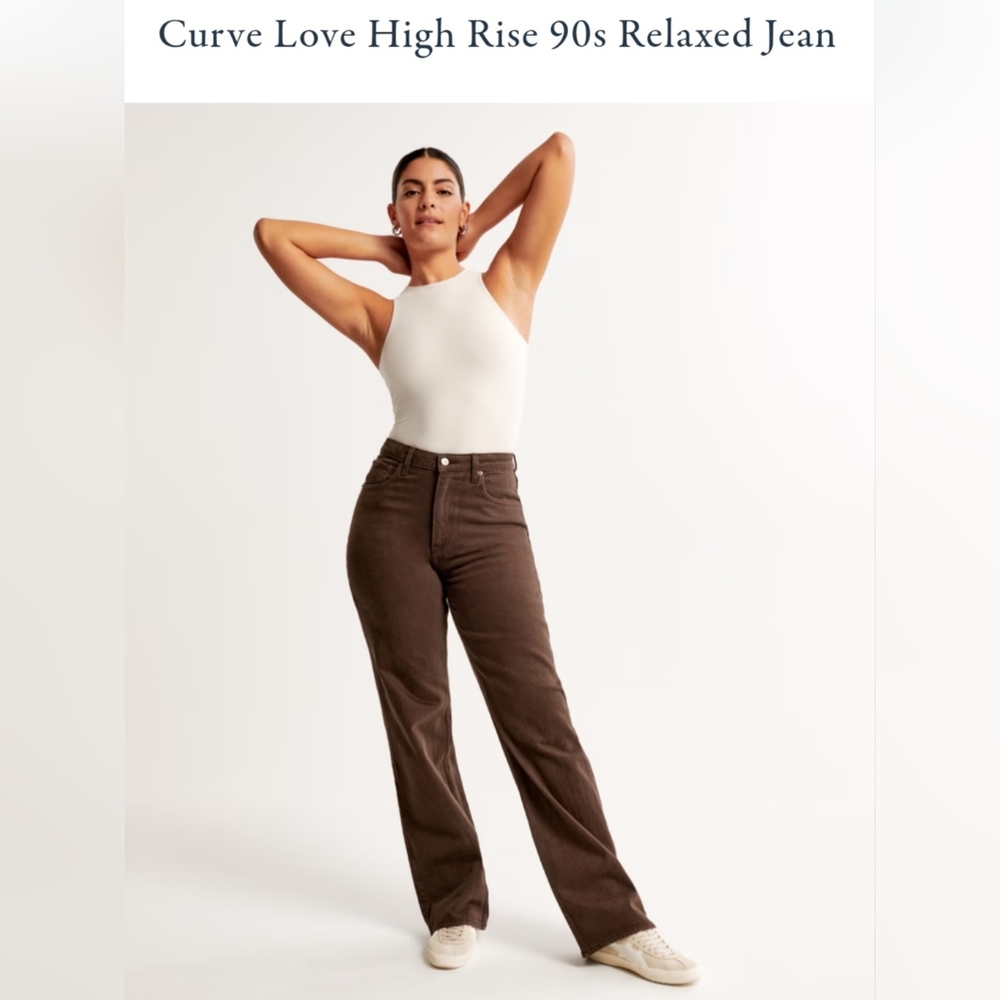 Abercrombie High Rise 90s Relaxed- CURVELOVE TALL